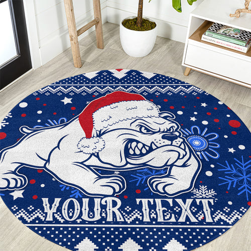 bulldogs-football-round-carpet-christmas-vibe-2023