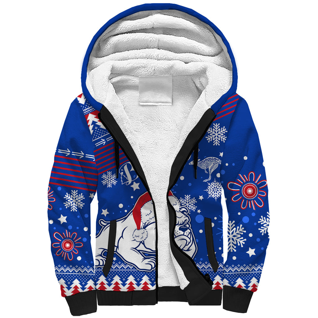 bulldogs-football-sherpa-hoodie-christmas-vibe-2023