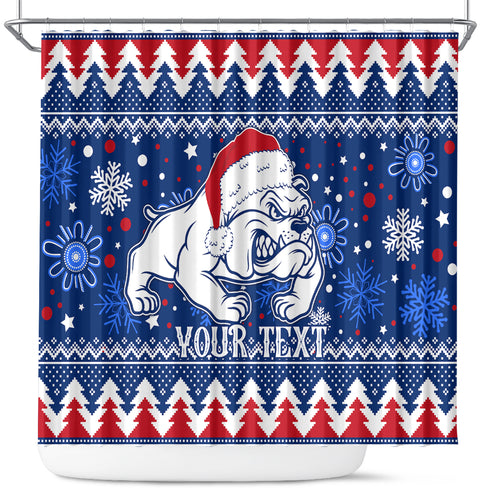 bulldogs-football-shower-curtain-christmas-vibe-2023