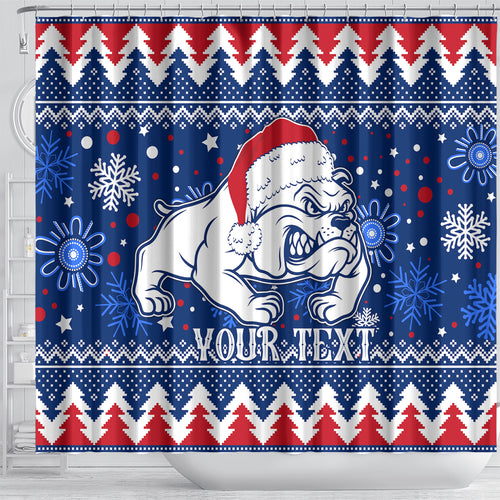 bulldogs-football-shower-curtain-christmas-vibe-2023