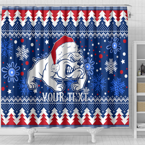 bulldogs-football-shower-curtain-christmas-vibe-2023