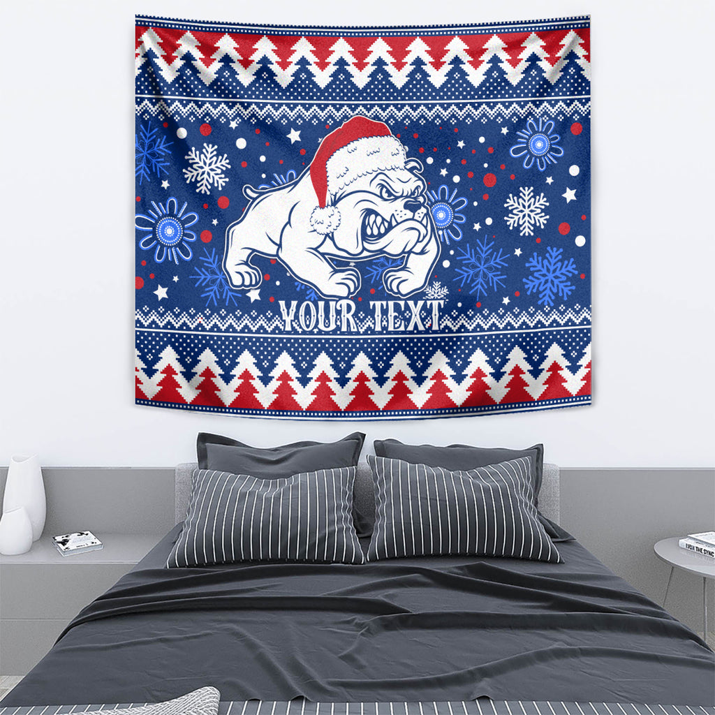 bulldogs-football-tapestry-christmas-vibe-2023
