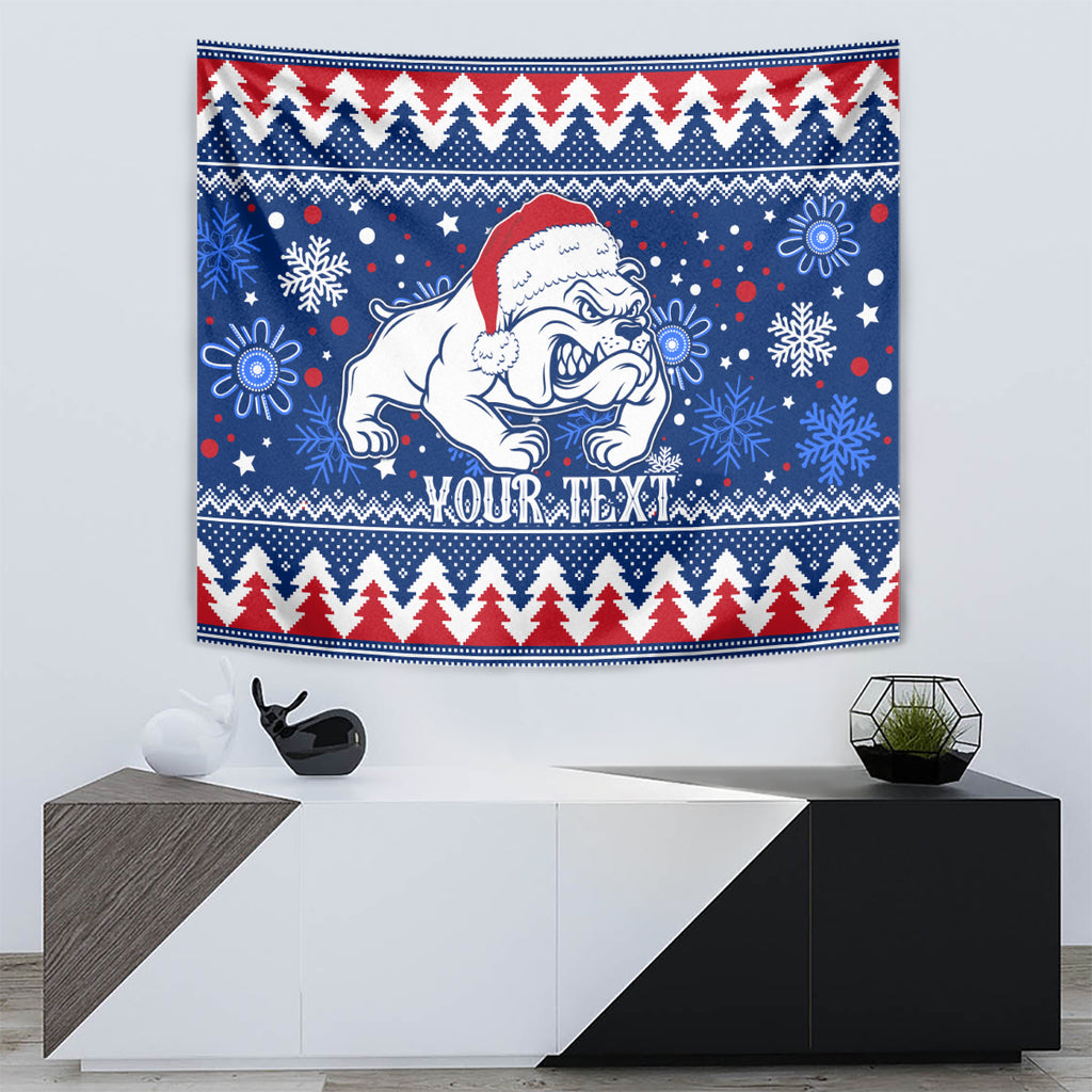 bulldogs-football-tapestry-christmas-vibe-2023