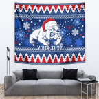bulldogs-football-tapestry-christmas-vibe-2023