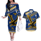 custom-eagles-football-couples-matching-off-the-shoulder-long-sleeve-dress-and-hawaiian-shirt-christmas-vibe-2023