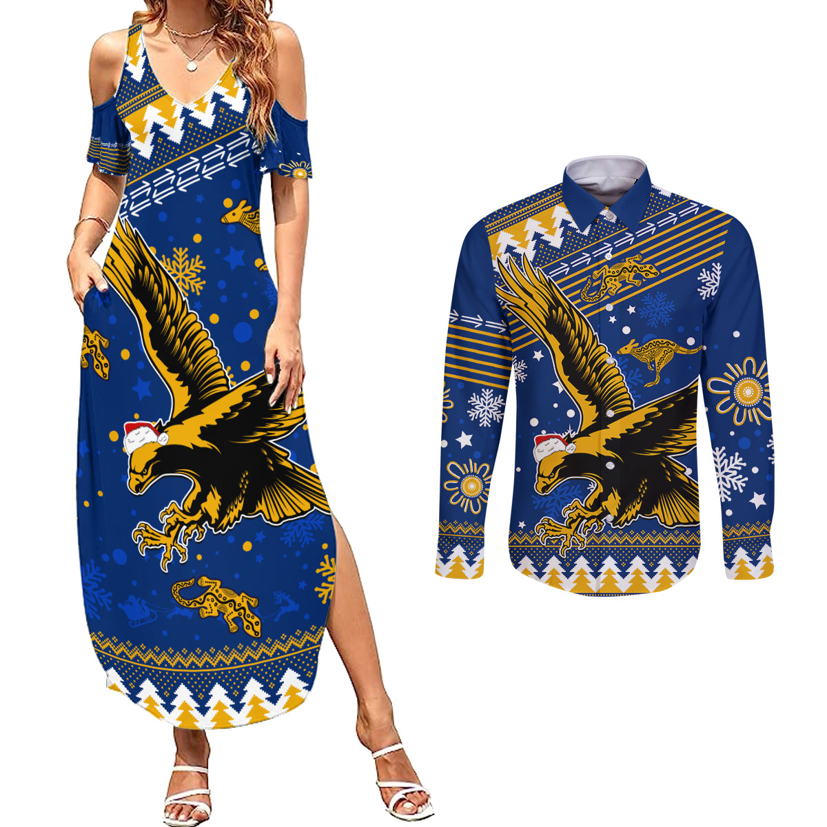 custom-eagles-football-couples-matching-summer-maxi-dress-and-long-sleeve-button-shirt-christmas-vibe-2023