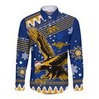 custom-eagles-football-long-sleeve-button-shirt-christmas-vibe-2023