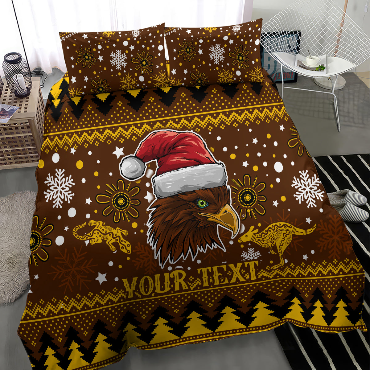 hawks-football-bedding-set-spectemur-agendo-christmas-vibe-2023