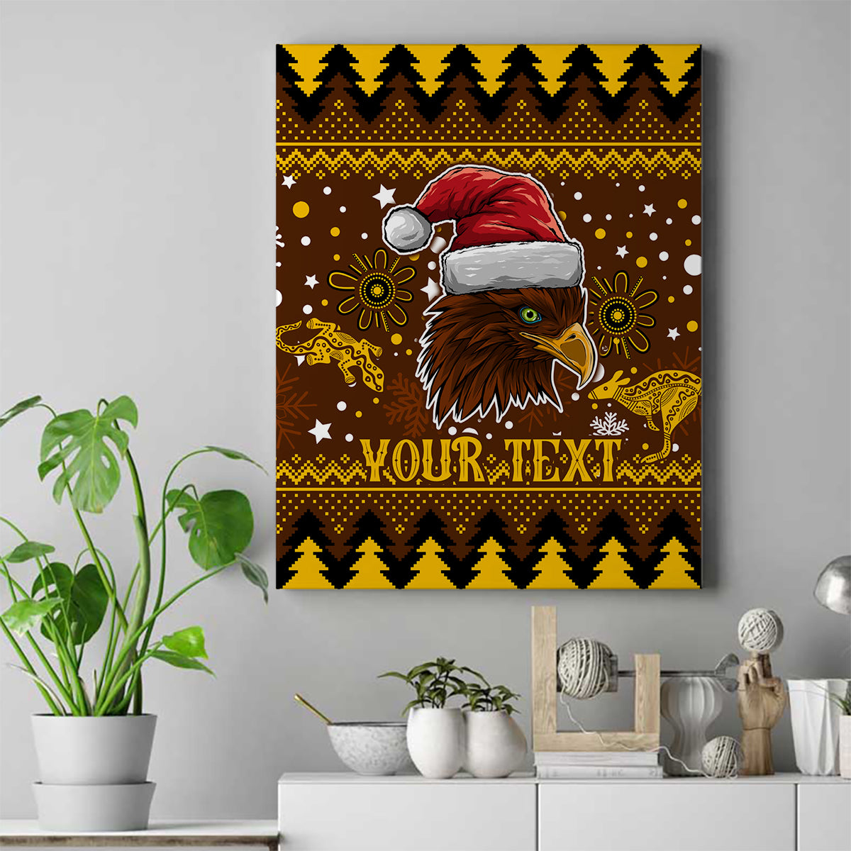 hawks-football-canvas-wall-art-spectemur-agendo-christmas-vibe-2023