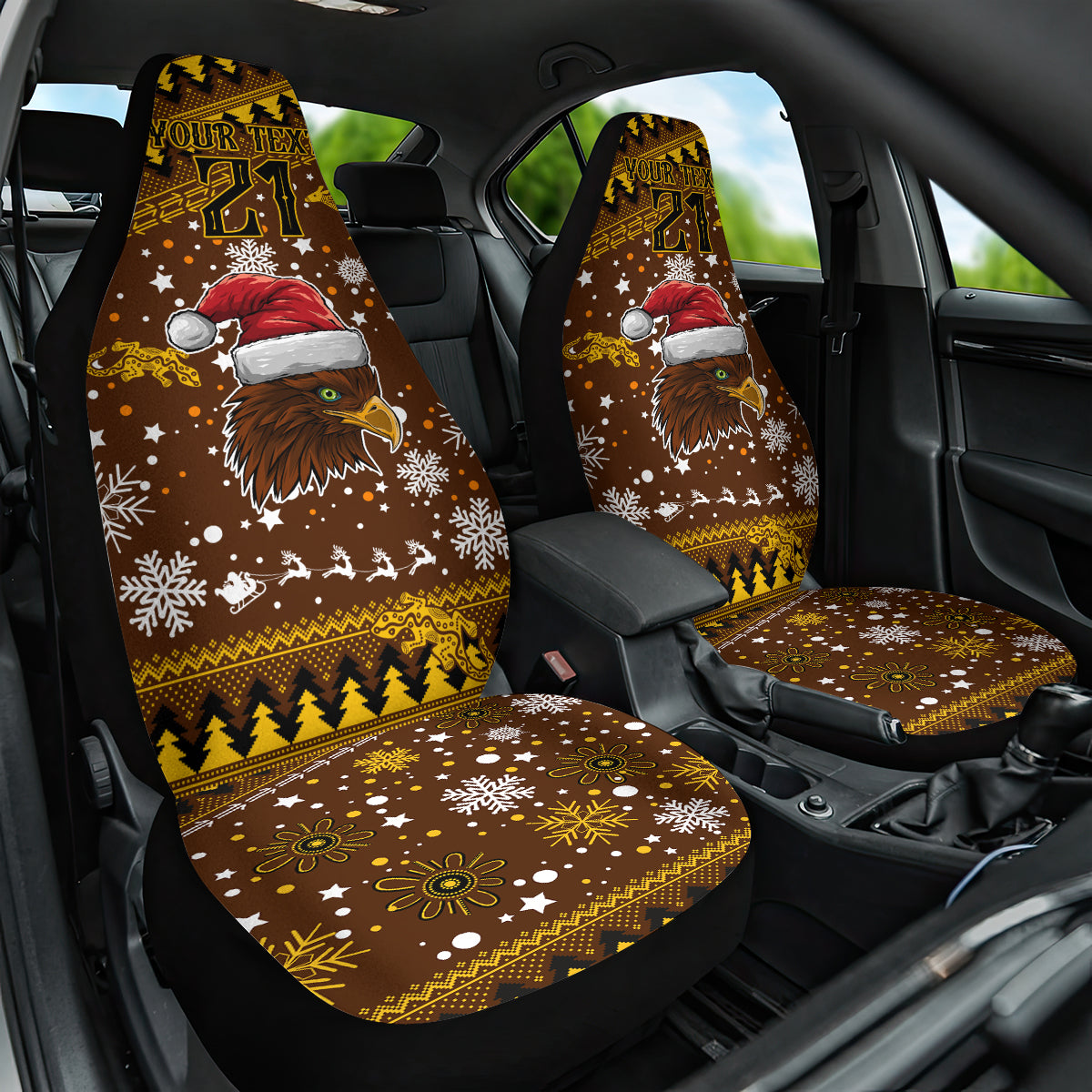hawks-football-car-seat-cover-spectemur-agendo-christmas-vibe-2023