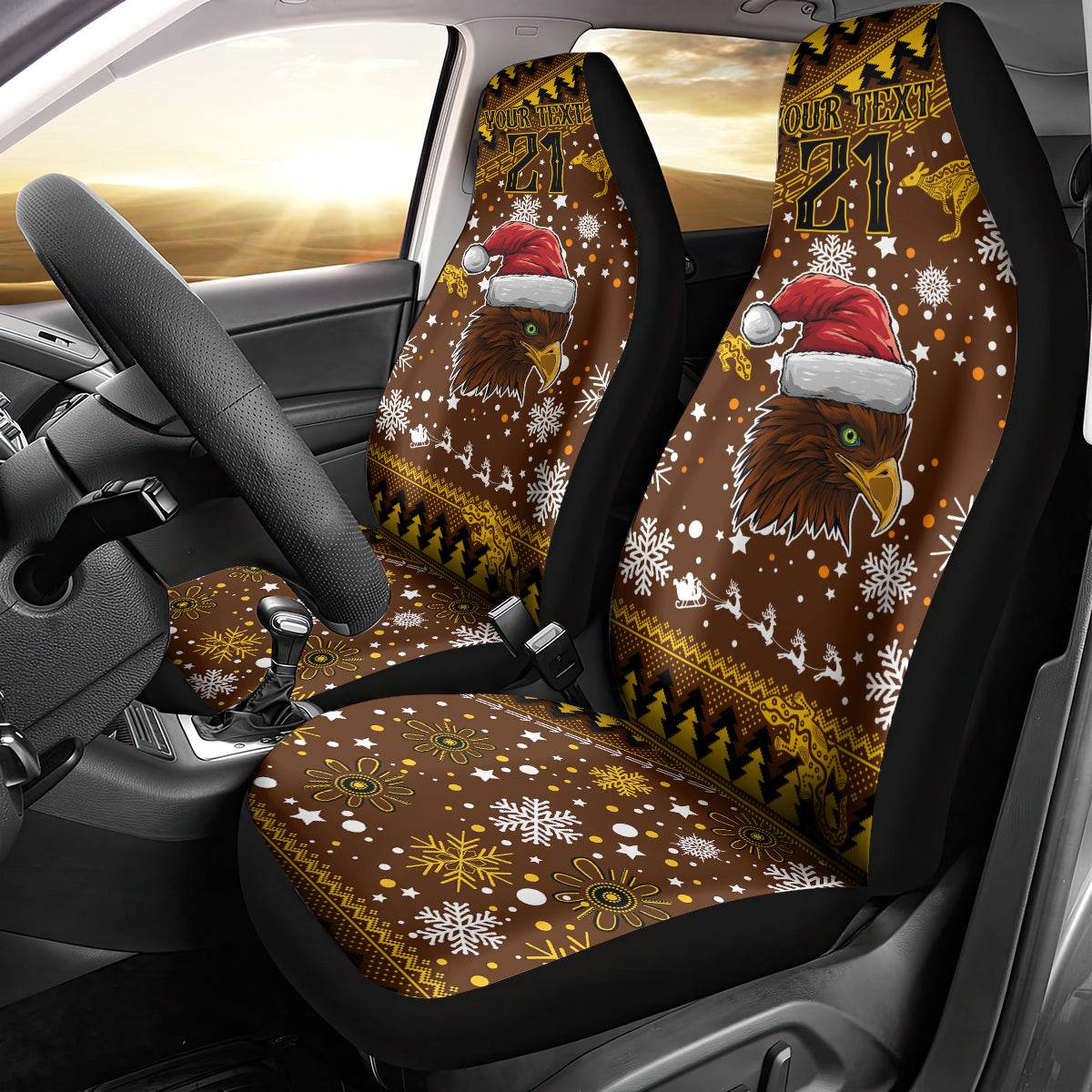 hawks-football-car-seat-cover-spectemur-agendo-christmas-vibe-2023