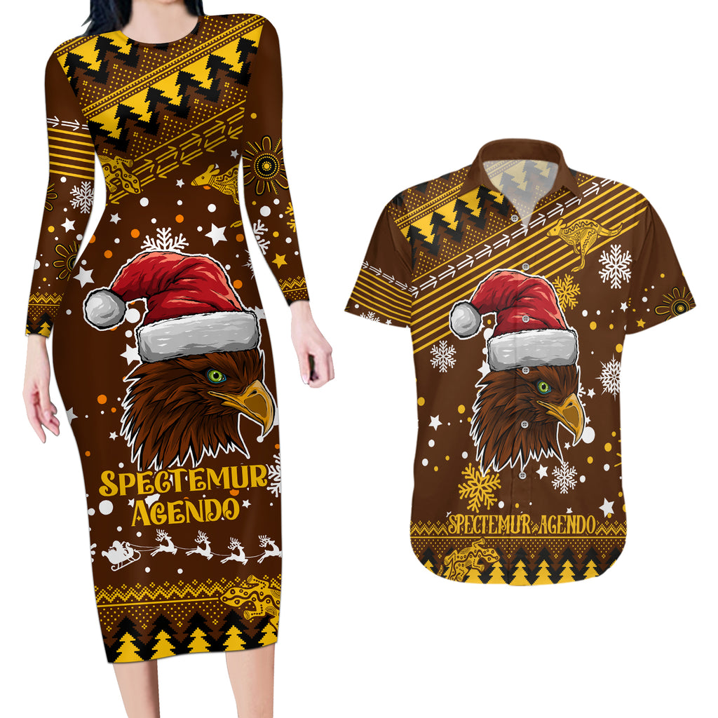 hawks-football-couples-matching-long-sleeve-bodycon-dress-and-hawaiian-shirt-spectemur-agendo-christmas-vibe-2023