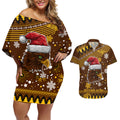 hawks-football-couples-matching-off-shoulder-short-dress-and-hawaiian-shirt-spectemur-agendo-christmas-vibe-2023