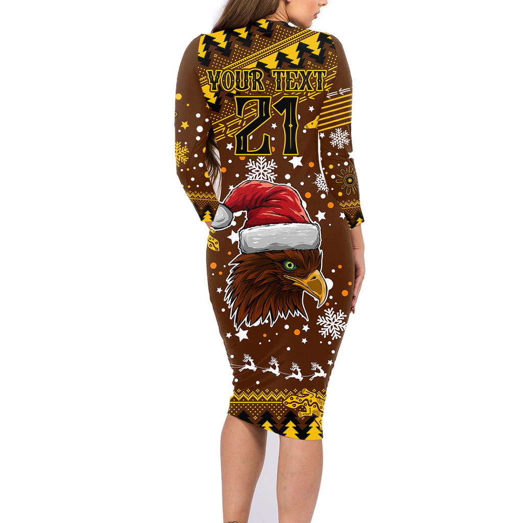 hawks-football-family-matching-long-sleeve-bodycon-dress-and-hawaiian-shirt-spectemur-agendo-christmas-vibe-2023