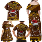 hawks-football-family-matching-off-shoulder-maxi-dress-and-hawaiian-shirt-spectemur-agendo-christmas-vibe-2023