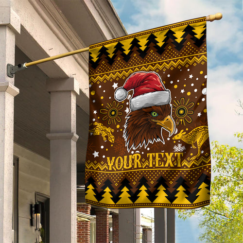 hawks-football-garden-flag-spectemur-agendo-christmas-vibe-2023