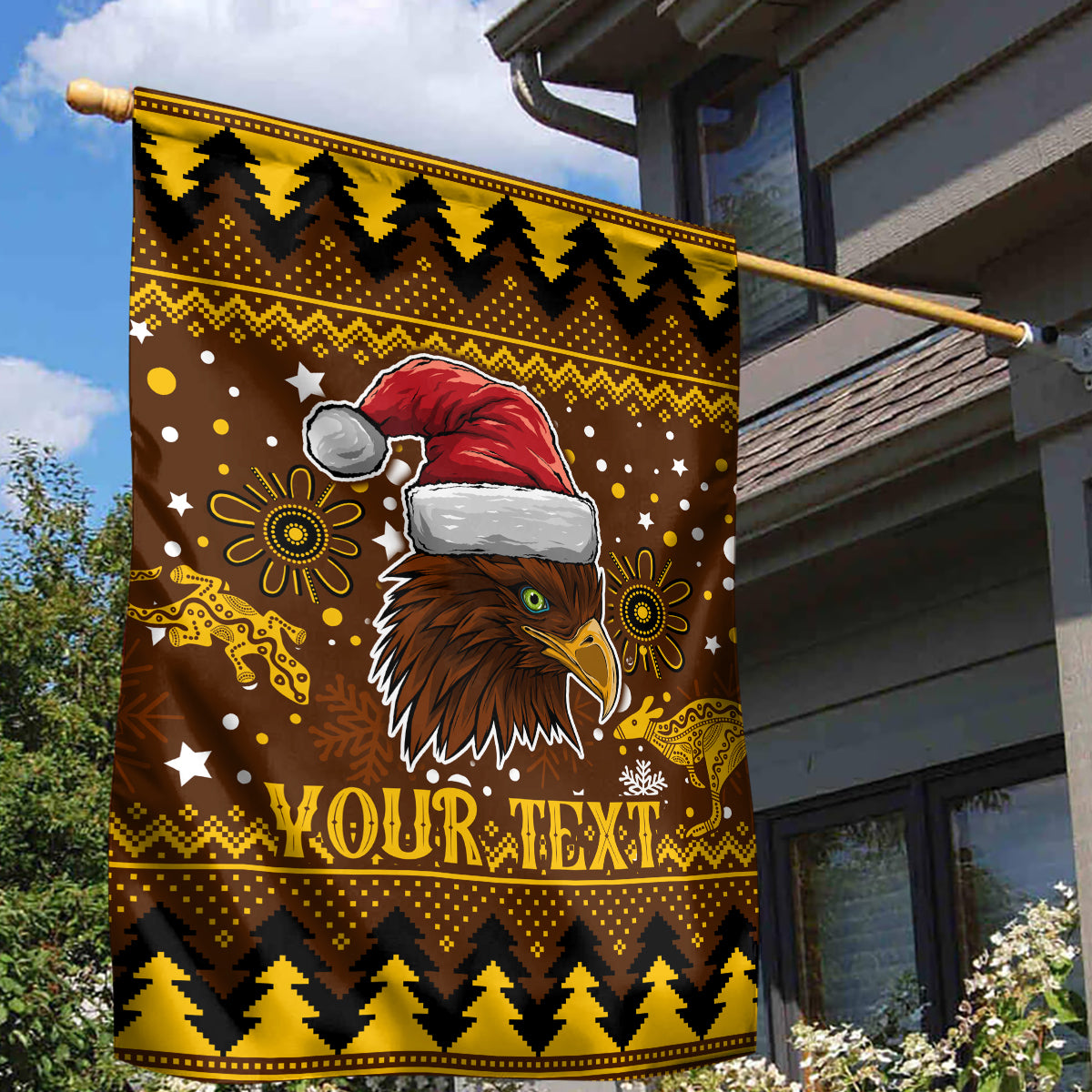 hawks-football-garden-flag-spectemur-agendo-christmas-vibe-2023