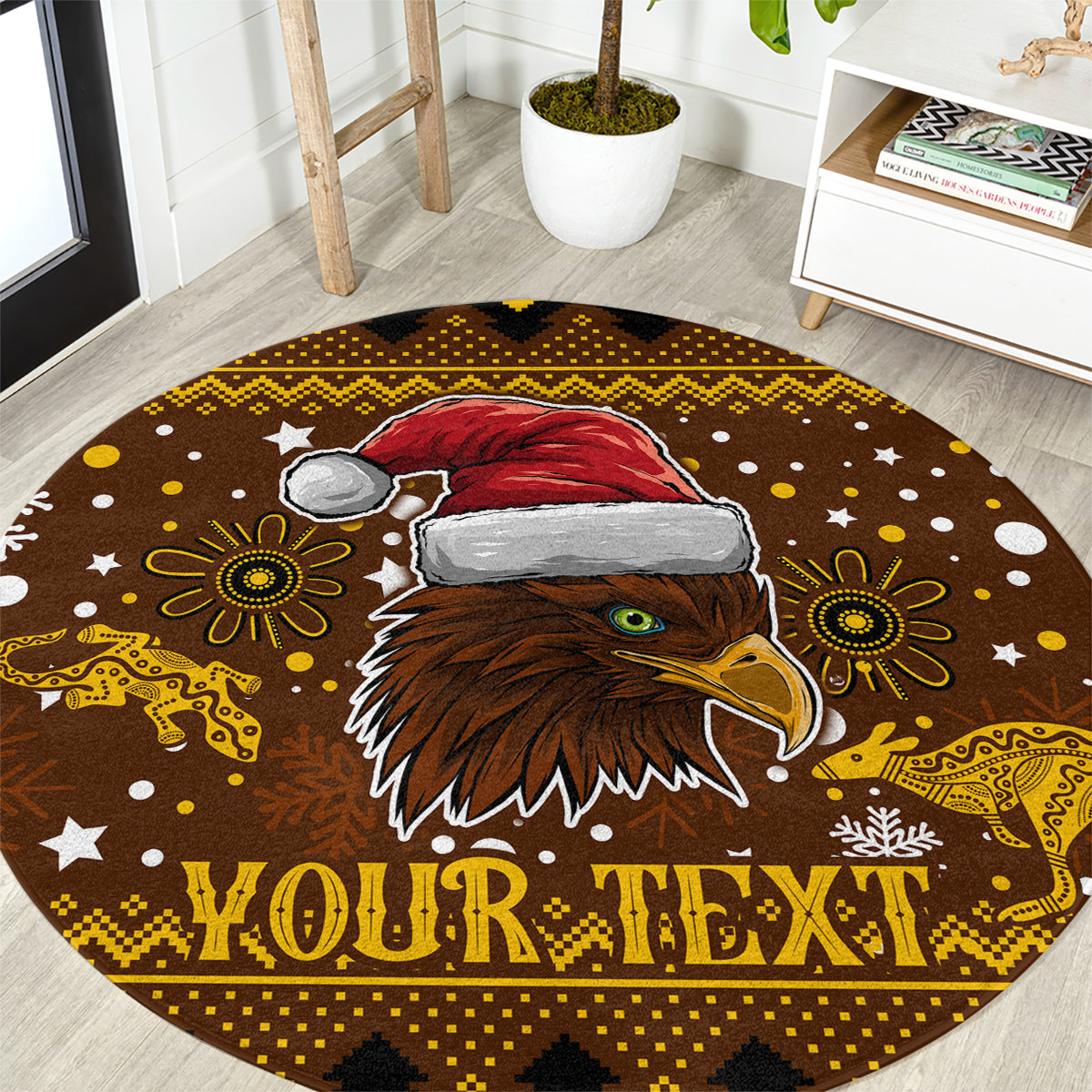 hawks-football-round-carpet-spectemur-agendo-christmas-vibe-2023