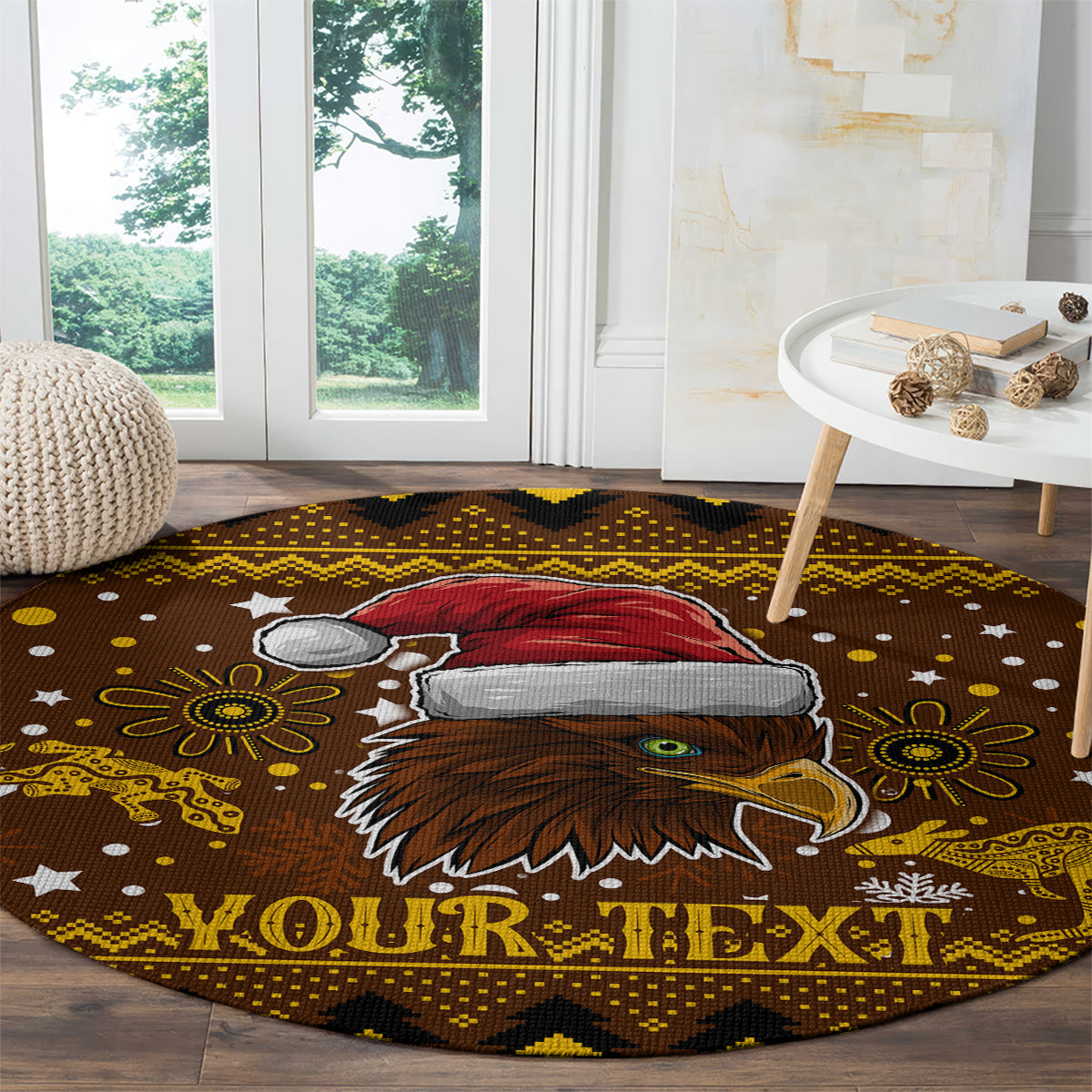 hawks-football-round-carpet-spectemur-agendo-christmas-vibe-2023