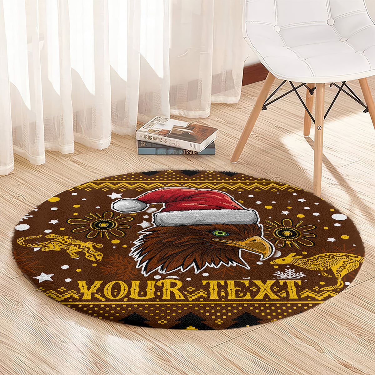 hawks-football-round-carpet-spectemur-agendo-christmas-vibe-2023