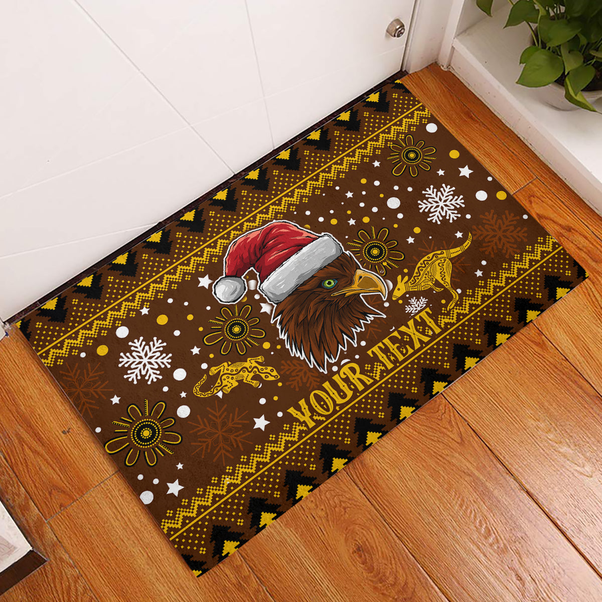 hawks-football-rubber-doormat-spectemur-agendo-christmas-vibe-2023