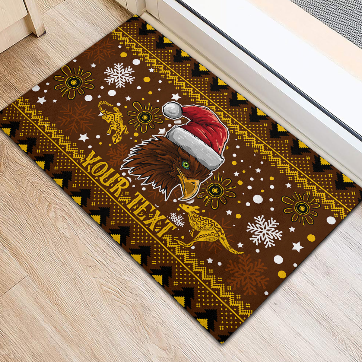 hawks-football-rubber-doormat-spectemur-agendo-christmas-vibe-2023
