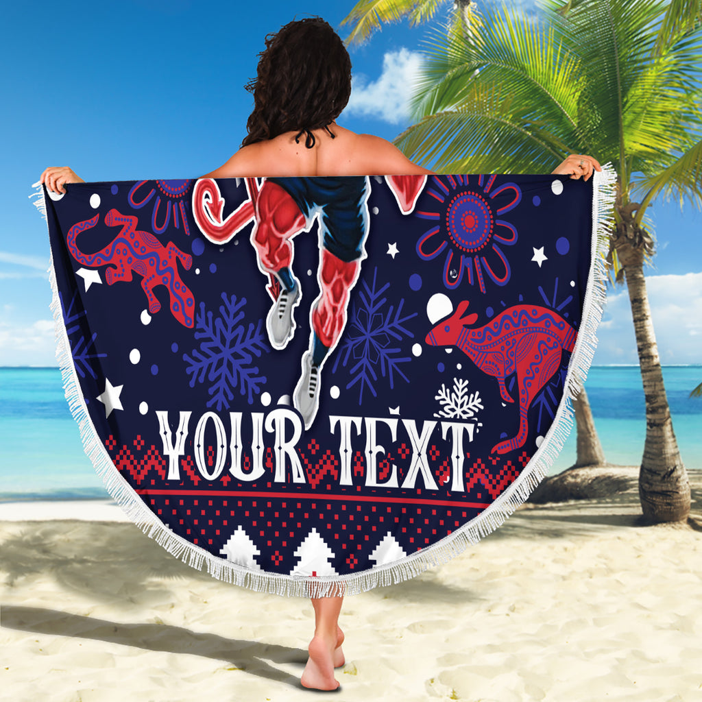 custom-melbourne-demons-football-beach-blanket-narrm-christmas-vibe-2023