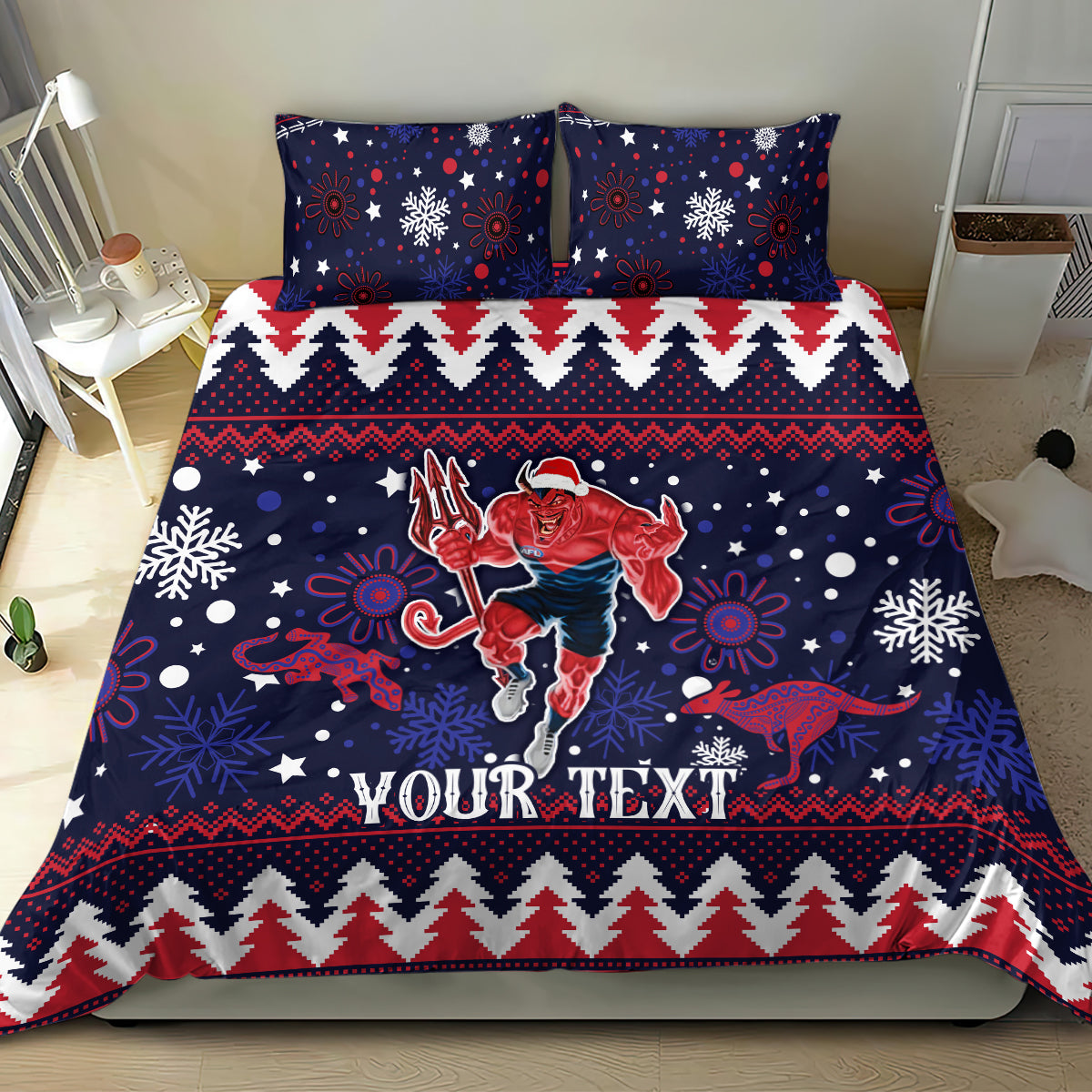 custom-melbourne-demons-football-bedding-set-narrm-christmas-vibe-2023