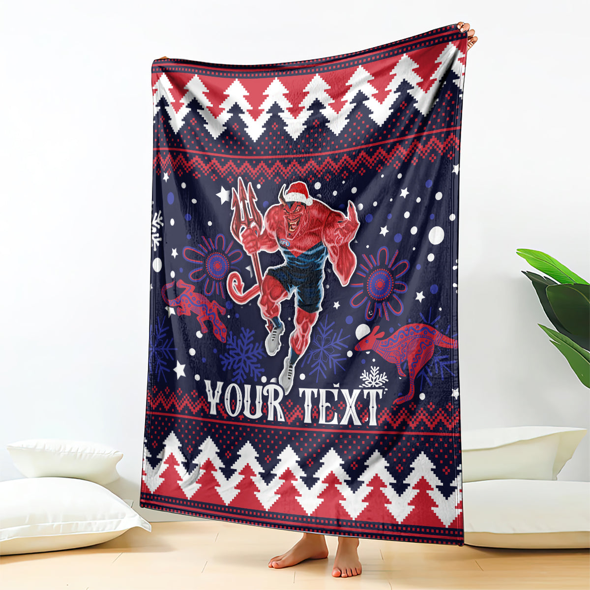 custom-melbourne-demons-football-blanket-narrm-christmas-vibe-2023