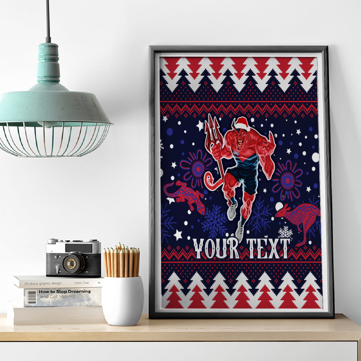 custom-melbourne-demons-football-canvas-wall-art-narrm-christmas-vibe-2023