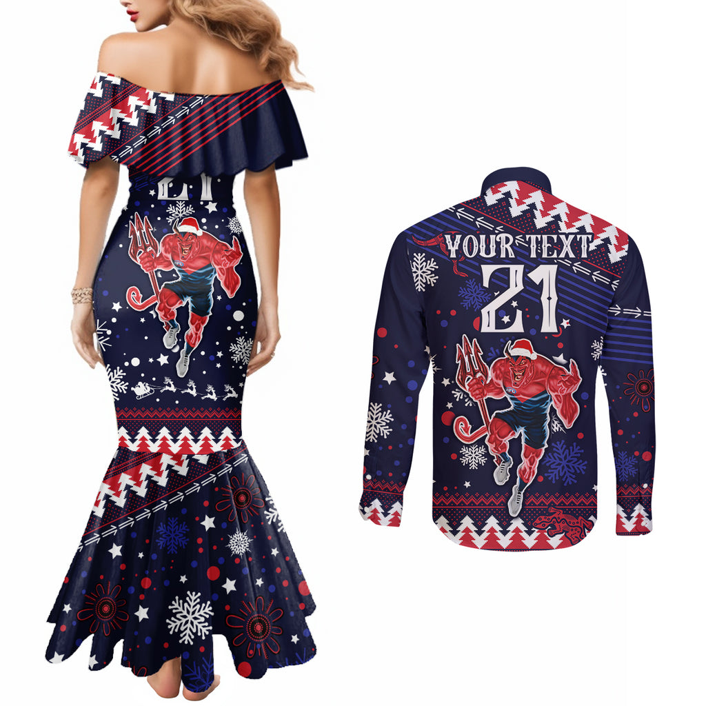custom-melbourne-demons-football-couples-matching-mermaid-dress-and-long-sleeve-button-shirt-narrm-christmas-vibe-2023