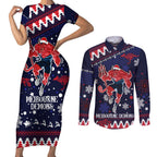 custom-melbourne-demons-football-couples-matching-short-sleeve-bodycon-dress-and-long-sleeve-button-shirt-narrm-christmas-vibe-2023