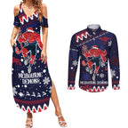 custom-melbourne-demons-football-couples-matching-summer-maxi-dress-and-long-sleeve-button-shirt-narrm-christmas-vibe-2023