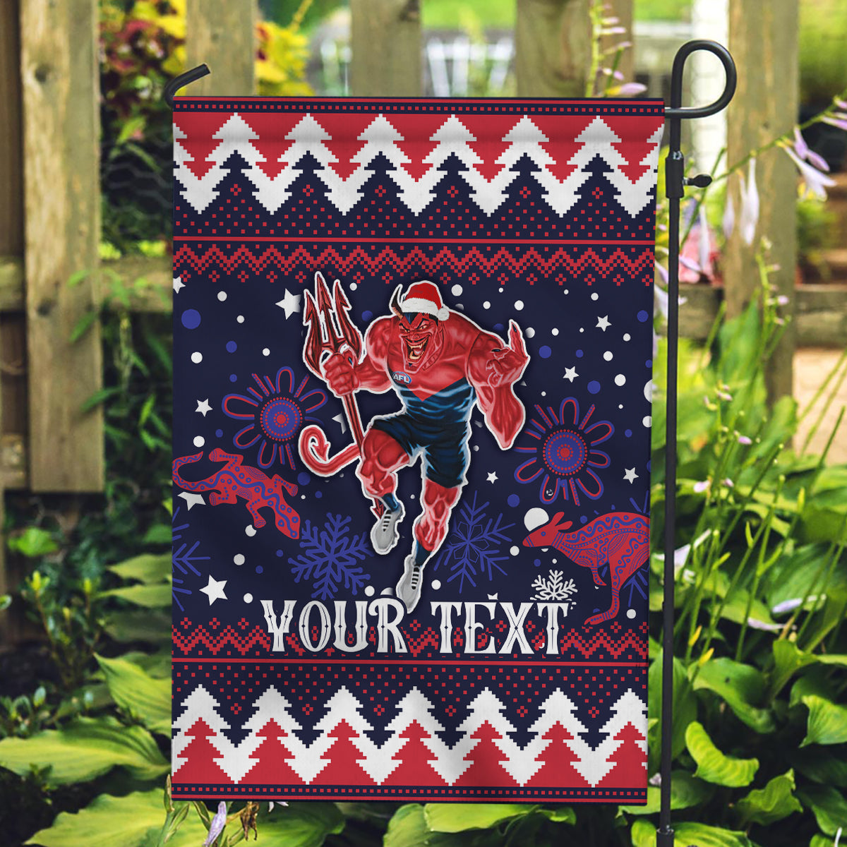 custom-melbourne-demons-football-garden-flag-narrm-christmas-vibe-2023
