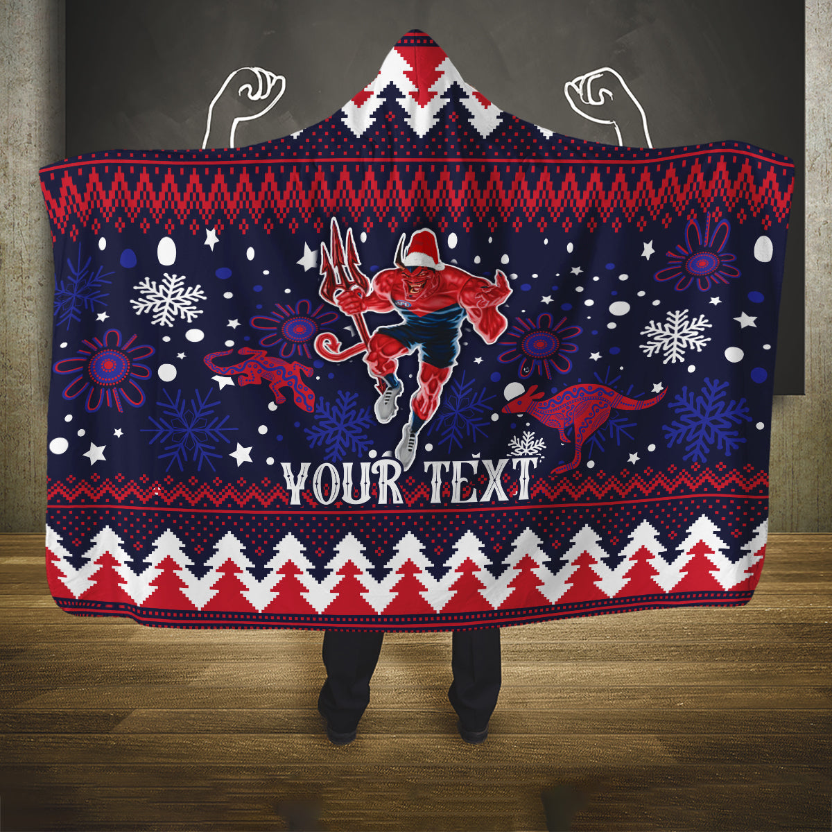 custom-melbourne-demons-football-hooded-blanket-narrm-christmas-vibe-2023