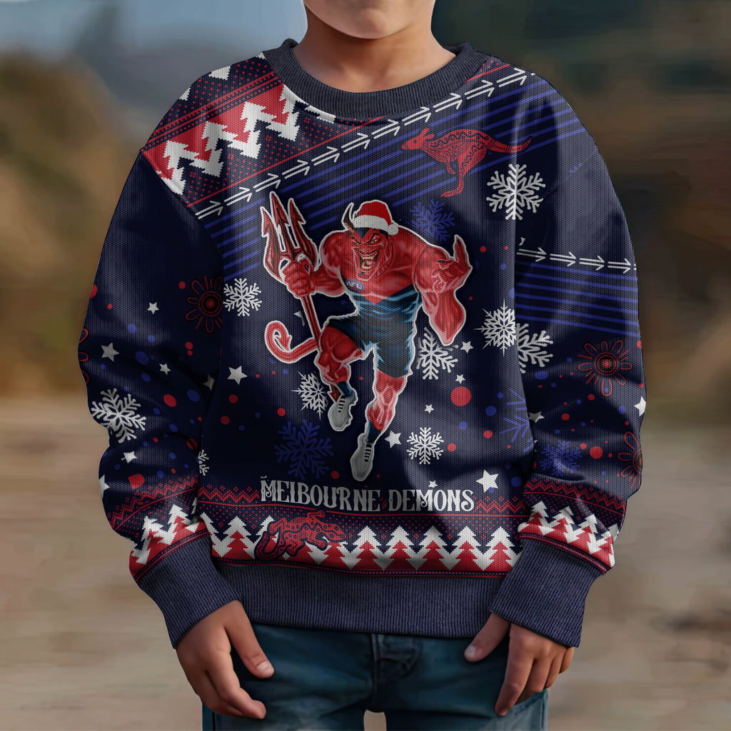 custom-melbourne-demons-football-kid-ugly-christmas-sweater-narrm-christmas-vibe-2023