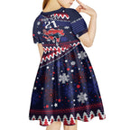 custom-melbourne-demons-football-kid-short-sleeve-dress-narrm-christmas-vibe-2023