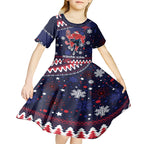 custom-melbourne-demons-football-kid-short-sleeve-dress-narrm-christmas-vibe-2023