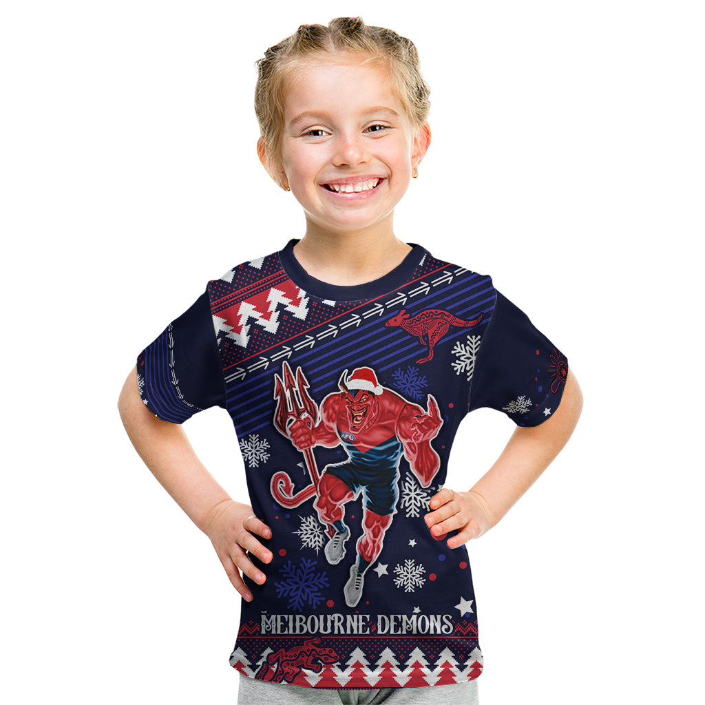custom-melbourne-demons-football-kid-t-shirt-narrm-christmas-vibe-2023