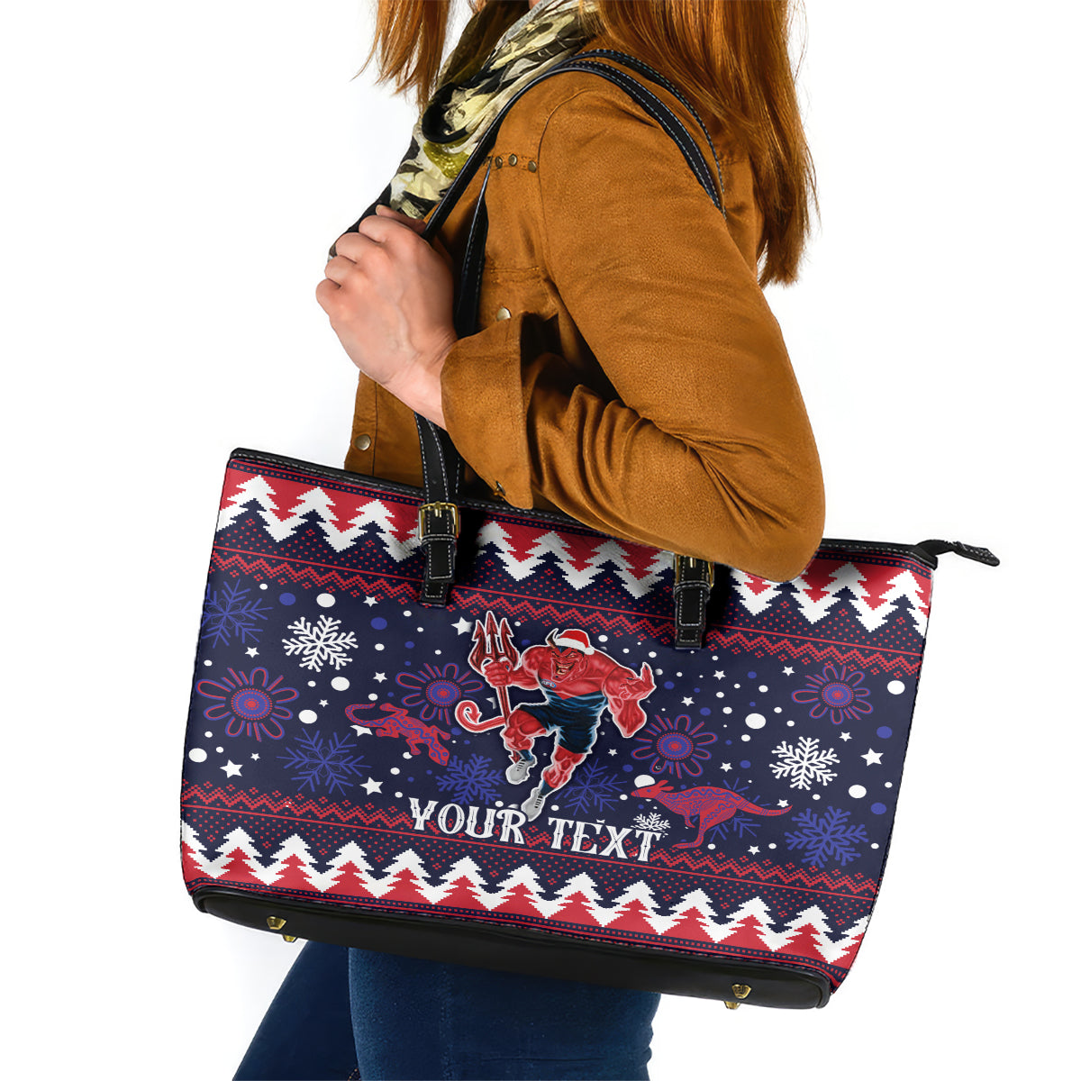 custom-melbourne-demons-football-leather-tote-bag-narrm-christmas-vibe-2023