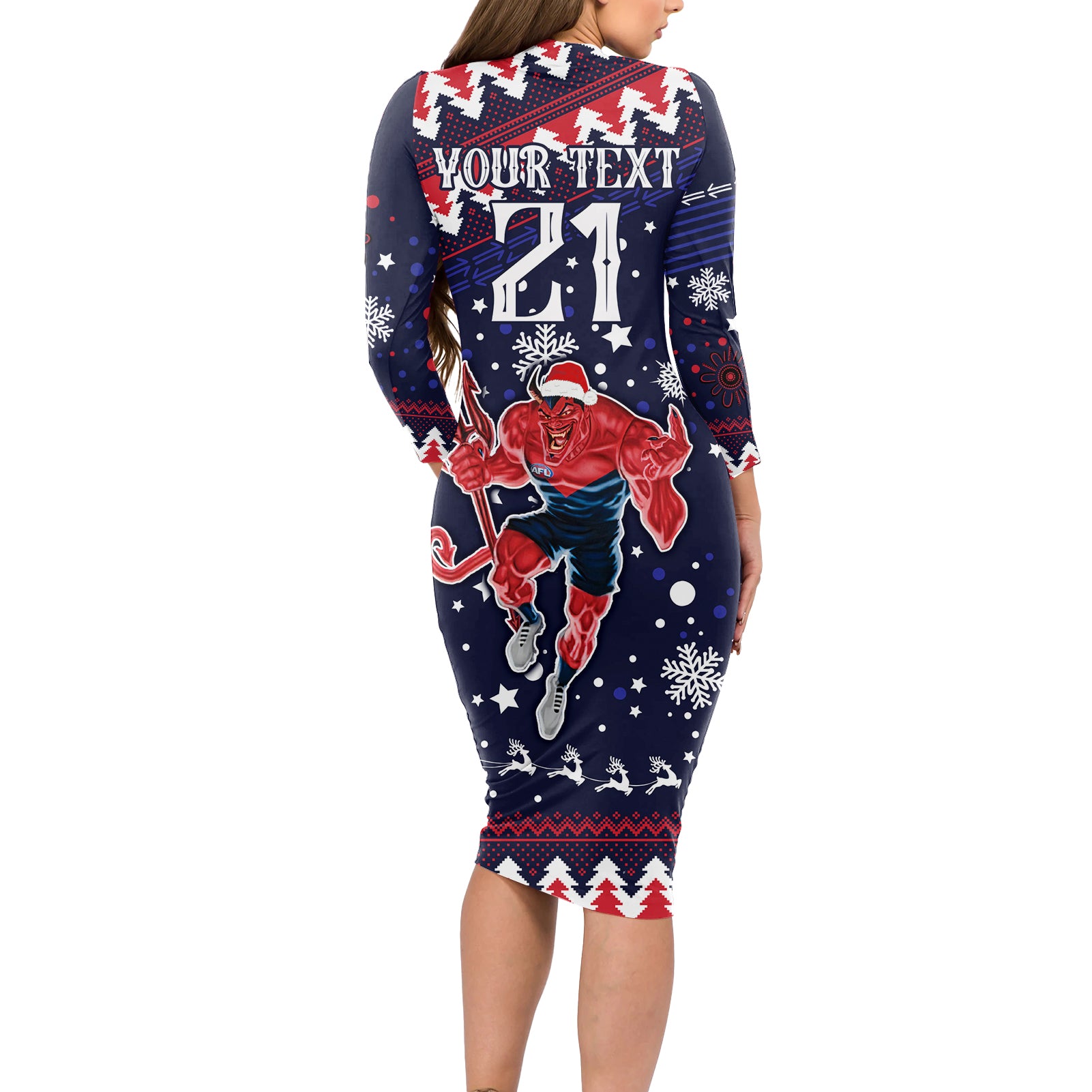 custom-melbourne-demons-football-long-sleeve-bodycon-dress-narrm-christmas-vibe-2023
