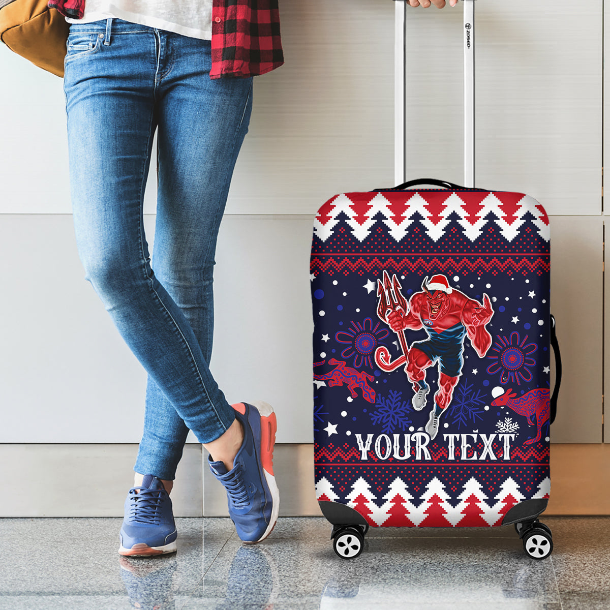 custom-melbourne-demons-football-luggage-cover-narrm-christmas-vibe-2023