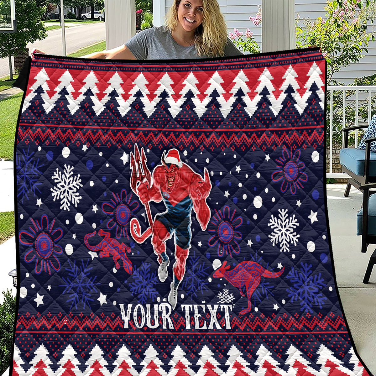 custom-melbourne-demons-football-quilt-narrm-christmas-vibe-2023
