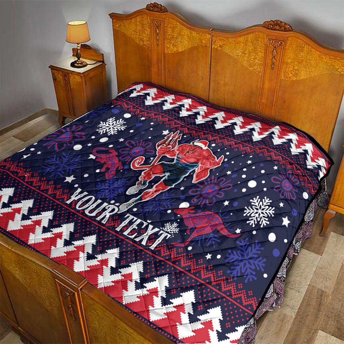 custom-melbourne-demons-football-quilt-narrm-christmas-vibe-2023