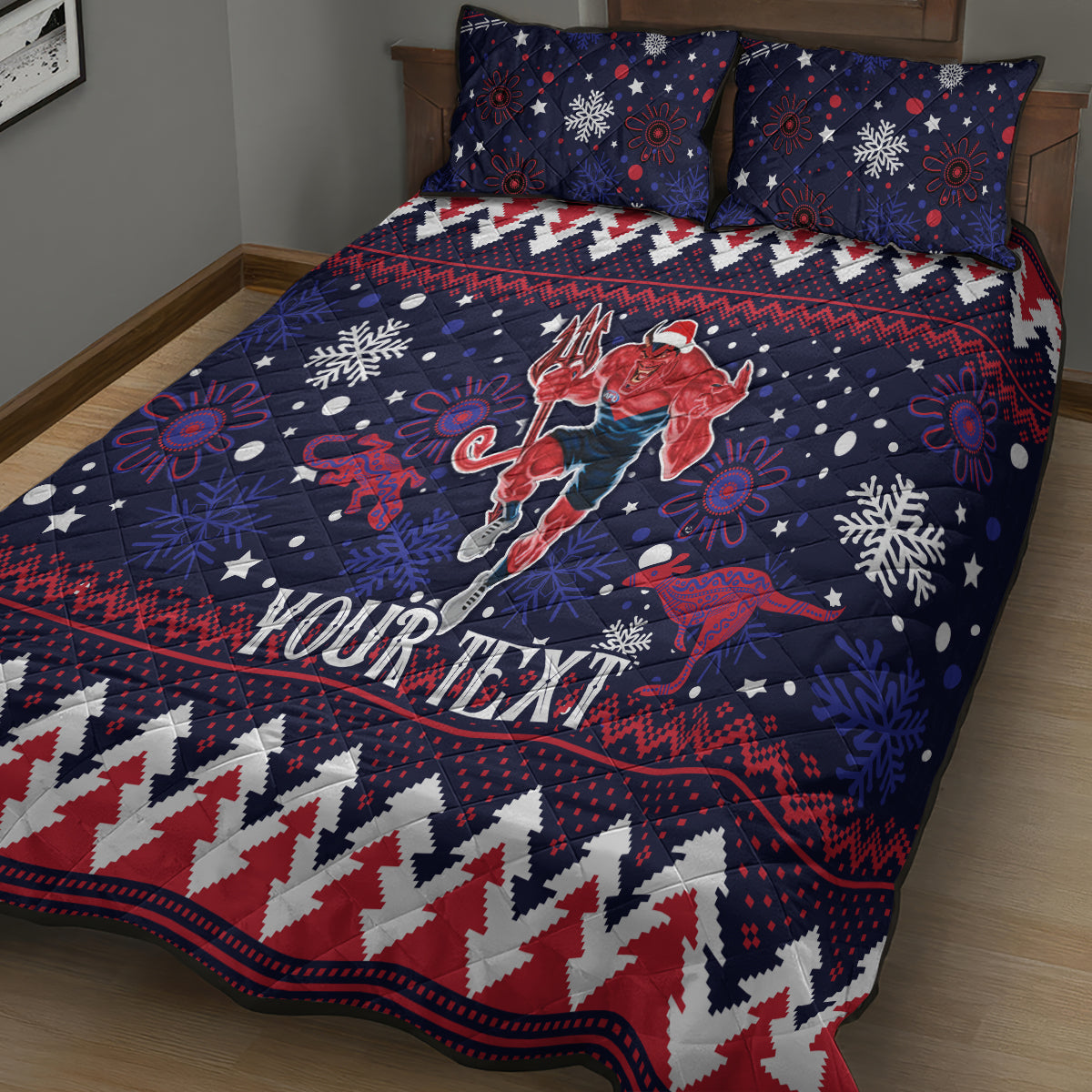 custom-melbourne-demons-football-quilt-bed-set-narrm-christmas-vibe-2023