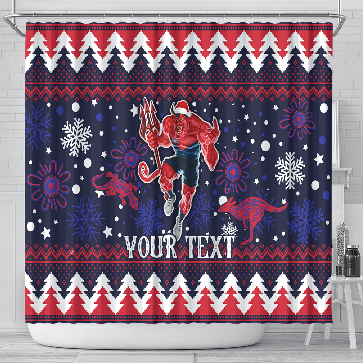 custom-melbourne-demons-football-shower-curtain-narrm-christmas-vibe-2023