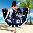 custom-north-kangaroos-football-beach-blanket-roos-christmas-vibe-2023