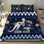 custom-north-kangaroos-football-bedding-set-roos-christmas-vibe-2023