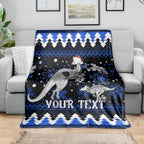 custom-north-kangaroos-football-blanket-roos-christmas-vibe-2023