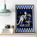 custom-north-kangaroos-football-canvas-wall-art-roos-christmas-vibe-2023